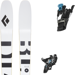 comparer et trouver le meilleur prix du ski Black Diamond Rando helio carbon 88 + mtn tour black/blue g90 blanc/noir/jaune sur Sportadvice