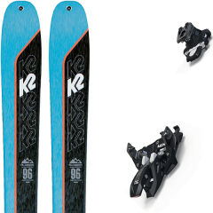 comparer et trouver le meilleur prix du ski K2 Rando talkback 96 + alpinist 9 black/ium bleu/noir sur Sportadvice