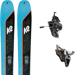 comparer et trouver le meilleur prix du ski K2 Rando talkback 96 + st radical turn 95 black bleu/noir sur Sportadvice