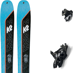 comparer et trouver le meilleur prix du ski K2 Rando talkback 96 + alpinist 8 black/ium bleu/noir sur Sportadvice