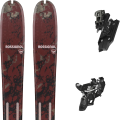 comparer et trouver le meilleur prix du ski Rossignol Rando blackops alpineer 86 open + backland pure black/gunmetal rouge sur Sportadvice