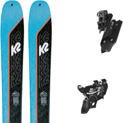 comparer et trouver le meilleur prix du ski K2 Rando talkback 96 + backland pure black/gunmetal bleu/noir sur Sportadvice