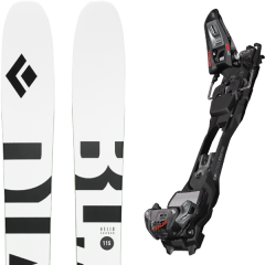 comparer et trouver le meilleur prix du ski Black Diamond Rando helio carbon 115 + f12 tour epf black/anthracite blanc/noir/vert sur Sportadvice