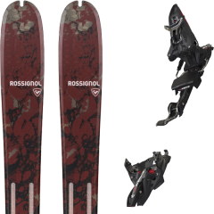 comparer et trouver le meilleur prix du ski Rossignol Rando blackops alpineer 86 open + kingpin mwerks 12 75-100mm blk/red rouge sur Sportadvice