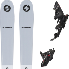 comparer et trouver le meilleur prix du ski Blizzard Rando zero g 085 + kingpin mwerks 12 75-100mm blk/red gris sur Sportadvice