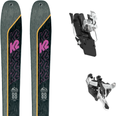 comparer et trouver le meilleur prix du ski K2 Rando talkback 88 + atk raider 12 91 mm white gris/noir sur Sportadvice