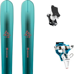 comparer et trouver le meilleur prix du ski Salomon Rando mtn explore 88 w bl/tq + speed turn 2.0 blue/black bleu sur Sportadvice