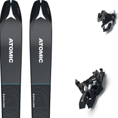 comparer et trouver le meilleur prix du ski Atomic Rando backland 85 dark blue/blue + alpinist 10 long travel black-ium bleu sur Sportadvice