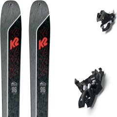 comparer et trouver le meilleur prix du ski K2 Rando wayback 96 + alpinist 10 long travel black-ium gris/noir sur Sportadvice