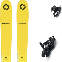 comparer et trouver le meilleur prix du ski Blizzard Rando zero g 085 + alpinist 10 long travel black-ium jaune sur Sportadvice