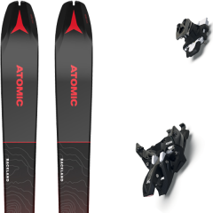 comparer et trouver le meilleur prix du ski Atomic Rando backland 78 black/red + alpinist 10 long travel black-ium noir/rouge sur Sportadvice