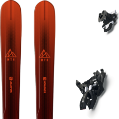 comparer et trouver le meilleur prix du ski Salomon Rando mtn explore 88 red/black + alpinist 10 long travel black-ium rouge sur Sportadvice