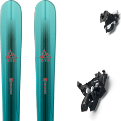 comparer et trouver le meilleur prix du ski Salomon Rando mtn explore 88 w bl/tq + alpinist 10 long travel black-ium bleu sur Sportadvice