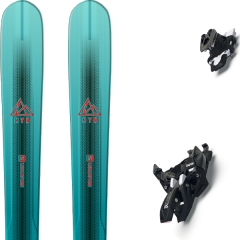 comparer et trouver le meilleur prix du ski Salomon Rando mtn explore 88 w bl/tq + alpinist 12 long travel black-ium bleu sur Sportadvice