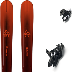 comparer et trouver le meilleur prix du ski Salomon Rando mtn explore 88 red/black + alpinist 12 long travel black-ium rouge sur Sportadvice