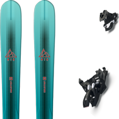 comparer et trouver le meilleur prix du ski Salomon Rando mtn explore 88 w bl/tq + alpinist 10 black/ium bleu sur Sportadvice