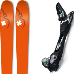 comparer et trouver le meilleur prix du ski Movement Rando apple 80 + f10 tour black/white orange sur Sportadvice