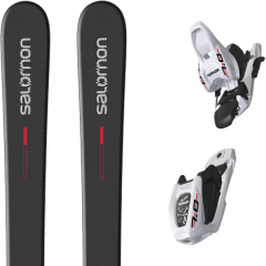 comparer et trouver le meilleur prix du ski Salomon Alpin tnt black/grey/white + 7.0 jr 70mm white/black noir sur Sportadvice