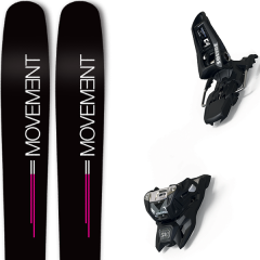 comparer et trouver le meilleur prix du ski Movement Alpin go 100 women 19 + squire 11 id black noir sur Sportadvice