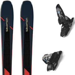 comparer et trouver le meilleur prix du ski Salomon Alpin xdr 84 ti dark blue/orange + griffon 13 id black bleu/orange sur Sportadvice