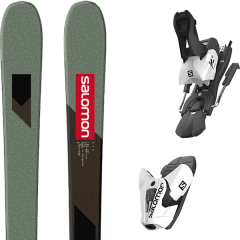 comparer et trouver le meilleur prix du ski Salomon Alpin nfx grey/black/red + z12 b100 white/black vert/gris sur Sportadvice