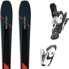comparer et trouver le meilleur prix du ski Salomon Alpin xdr 84 ti dark blue/orange + z12 b100 white/black bleu/orange sur Sportadvice