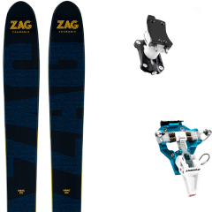 comparer et trouver le meilleur prix du ski Zag Rando ubac 102 + speed turn 2.0 blue/black bleu/jaune sur Sportadvice