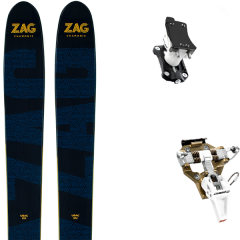 comparer et trouver le meilleur prix du ski Zag Rando ubac 102 + speed turn 2.0 bronze/black bleu/jaune sur Sportadvice
