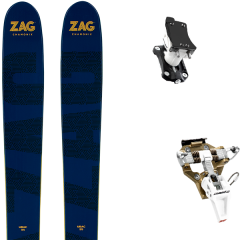 comparer et trouver le meilleur prix du ski Zag Rando ubac 95 + speed turn 2.0 bronze/black bleu/jaune sur Sportadvice