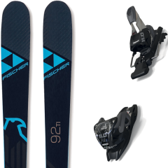 comparer et trouver le meilleur prix du ski Fischer Alpin ranger 92 ti + 11.0 tcx black/anthracite noir sur Sportadvice
