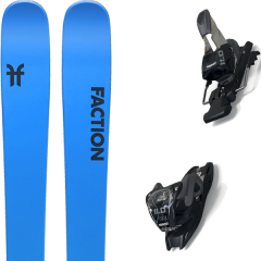 comparer et trouver le meilleur prix du ski Faction Alpin 1.0 + 11.0 tcx black/anthracite bleu sur Sportadvice