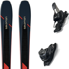 comparer et trouver le meilleur prix du ski Salomon Alpin xdr 84 ti dark blue/orange + 11.0 tcx black/anthracite bleu/orange sur Sportadvice