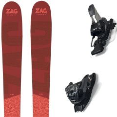 comparer et trouver le meilleur prix du ski Zag Alpin h96 lady + 11.0 tcx black/anthracite rouge/orange sur Sportadvice