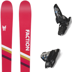 comparer et trouver le meilleur prix du ski Faction Alpin candide 1.0 + griffon 13 id black rouge sur Sportadvice