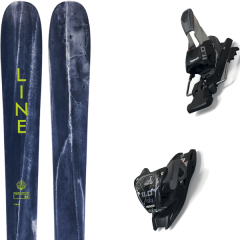 comparer et trouver le meilleur prix du ski Line Alpin supernatural 86 + 11.0 tcx black/anthracite bleu/blanc sur Sportadvice