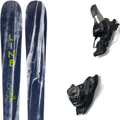 comparer et trouver le meilleur prix du ski Line Alpin supernatural 92 + 11.0 tcx black/anthracite bleu/blanc sur Sportadvice