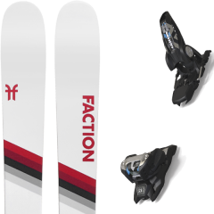comparer et trouver le meilleur prix du ski Faction Alpin candide 3.0 + griffon 13 id black blanc sur Sportadvice