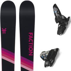 comparer et trouver le meilleur prix du ski Faction Alpin candide 3.0 x + griffon 13 id black noir/rose sur Sportadvice