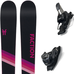 comparer et trouver le meilleur prix du ski Faction Alpin candide 3.0 x + 11.0 tcx black/anthracite noir/rose sur Sportadvice