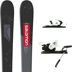 comparer et trouver le meilleur prix du ski Salomon Alpin tnt black/grey/red + z12 b90 white/black noir/gris/rouge sur Sportadvice