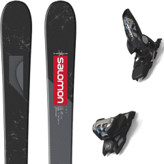 comparer et trouver le meilleur prix du ski Salomon Alpin tnt black/grey/red + griffon 13 id black noir/gris/rouge sur Sportadvice