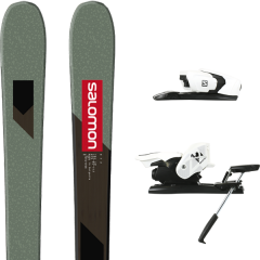 comparer et trouver le meilleur prix du ski Salomon Alpin nfx grey/black/red + z12 b90 white/black vert/gris sur Sportadvice