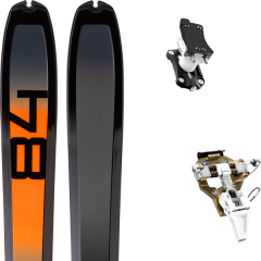 comparer et trouver le meilleur prix du ski Dynafit Rando speedfit 84 + speed turn 2.0 bronze/black noir/orange sur Sportadvice