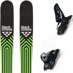 comparer et trouver le meilleur prix du ski Black Crows Alpin captis + squire 11 id black vert/noir sur Sportadvice