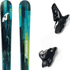 comparer et trouver le meilleur prix du ski Nordica Alpin soul r 84 + squire 11 id black bleu/vert sur Sportadvice