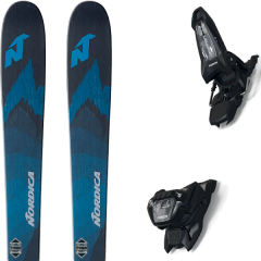 comparer et trouver le meilleur prix du ski Nordica Alpin navigator 85 + griffon 13 id black bleu/noir sur Sportadvice