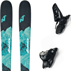 comparer et trouver le meilleur prix du ski Nordica Alpin astral 78 + squire 11 id black bleu/bleu sur Sportadvice