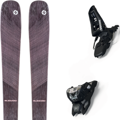 comparer et trouver le meilleur prix du ski Blizzard Alpin pearl 78 + squire 11 id black rose/violet sur Sportadvice