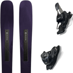 comparer et trouver le meilleur prix du ski Salomon Alpin stance w 88 + 11.0 tcx black/anthracite noir/violet sur Sportadvice