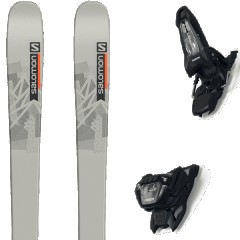 comparer et trouver le meilleur prix du ski Salomon Qst spark grey/orange + griffon 13 id black gris taille 150 sur Sportadvice
